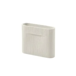 Vase Ridge En Faience - H 16,5 Cm-Muuto Sale
