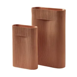 Vase Ridge En Terre Cuite - H 48,5 Cm-Muuto Clearance