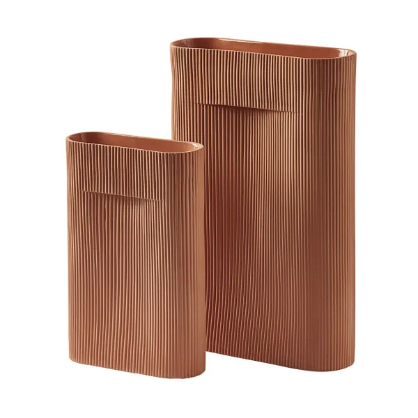 Vase Ridge En Terre Cuite - H 48,5 Cm-Muuto Clearance