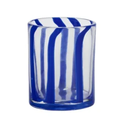 Verre A Rayures - Bleu Fonce-Sélectionné par Fleux Sale