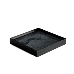 Vide Poche En Miroir Charcoal - Noir-Ethnicraft Sale