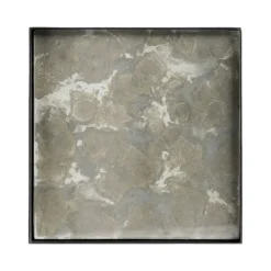 Vide Poche En Verre Fossil Organic - Gris-Ethnicraft Hot