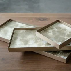 Vide Poche En Verre Peint - Fossil Organic - L 31 Cm-Ethnicraft Online