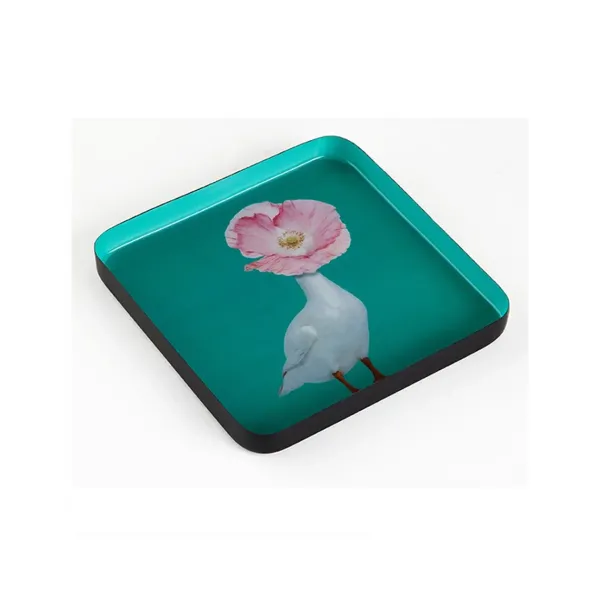 Vide-Poche Carre Diva En Fer - 15 X 15 Cm-Gangzai Sale